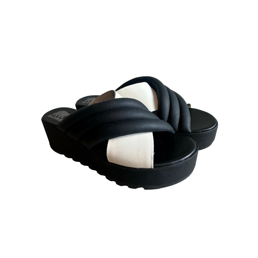 Sorel Cameron Puff Flatform Slide Sandal